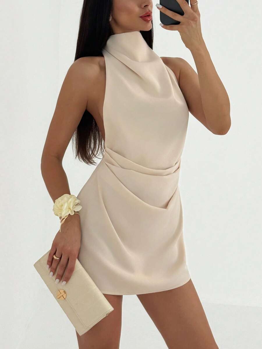 Minimalist Backless Party Dress