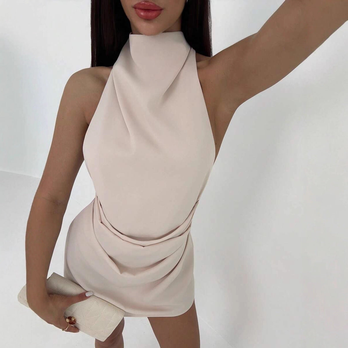 Minimalist Backless Party Dress