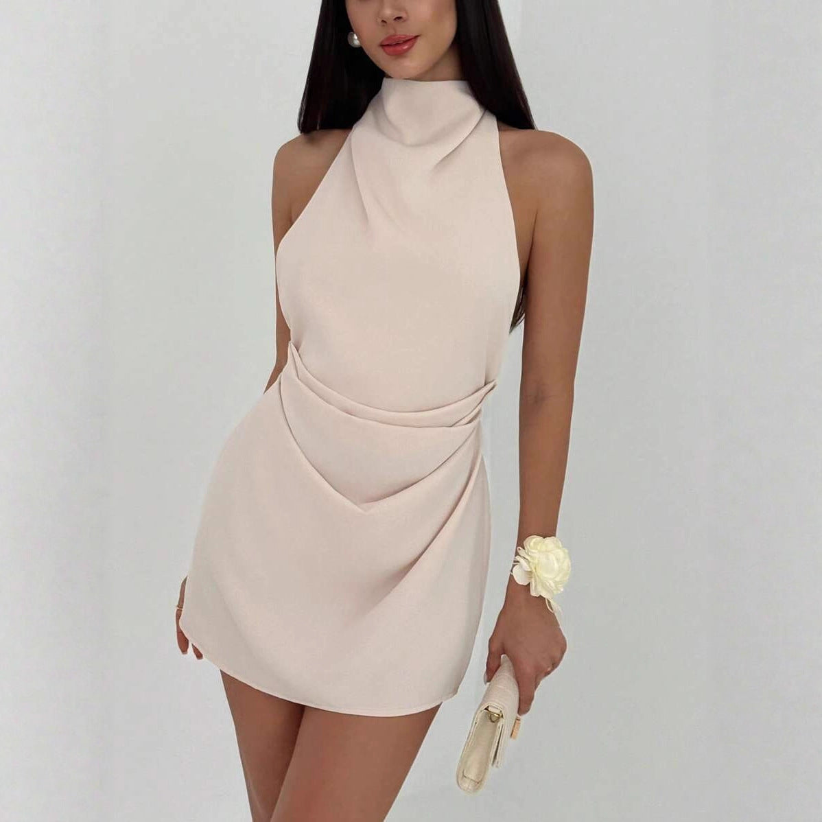 Minimalist Backless Party Dress